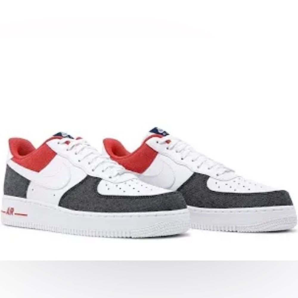 AIR FORCE 1 '07 LX 'WHITE RED DENIM'